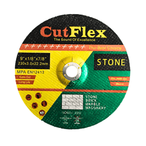 Depressed Cutting Disc for Stone - 230x3.2x22 - Cutflex Online Cutflex Depressed Cutting Disc for Stone - 230x3.2x22