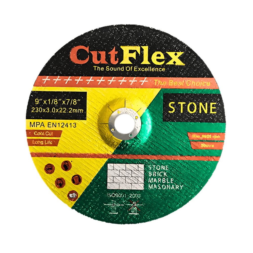 Depressed Cutting Disc for Stone - 230x3.2x22 - Cutflex Online Cutflex Depressed Cutting Disc for Stone - 230x3.2x22